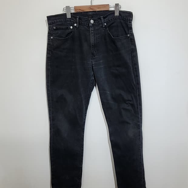 (34) 리바이스 청바지 블랙 스판 데님팬츠 레드탭 