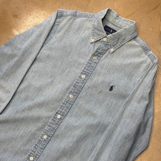 S 폴로랄프로렌 샴브레이 셔츠