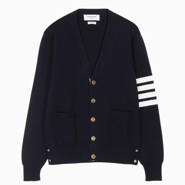 [2/정품 최저가] 톰브라운 밀라노스티치 금장 가디건