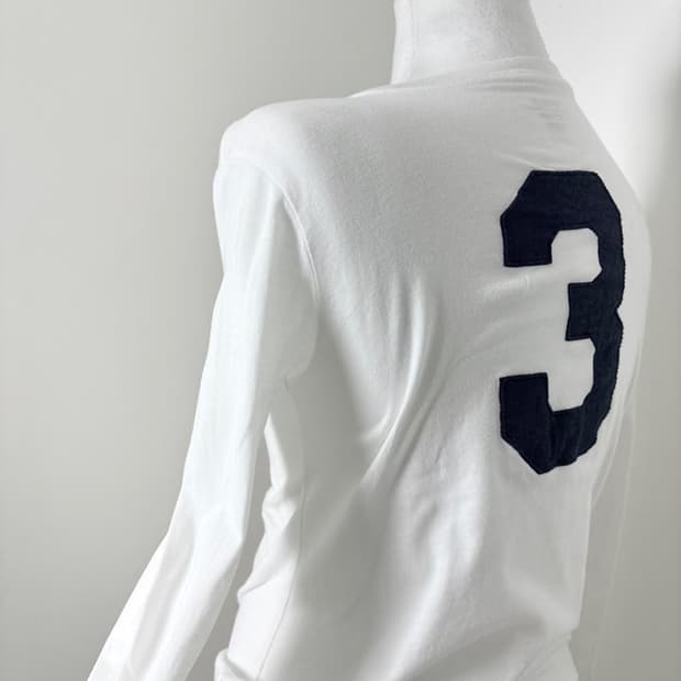 폴로 빅포니 화이트 롱슬리브