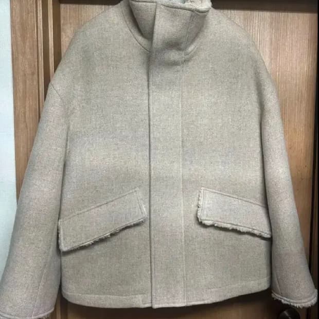 르아브 / 벌룬핏 오버사이즈 하프코트 / s