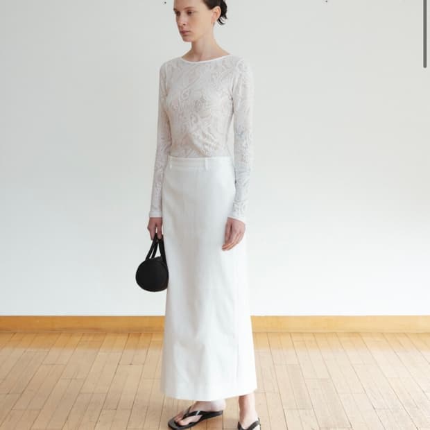 모노하  monoha Cotton blended skirt  스커트