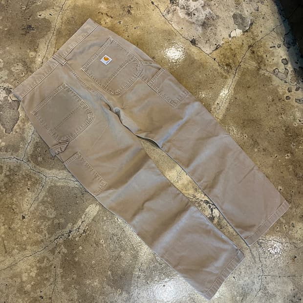 칼하트 진베이지 카펜터 팬츠