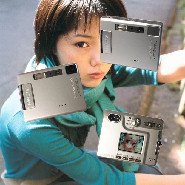 [희소템]미놀타 MINOLTA DiMAGE Xt 실버 빈티지디카 