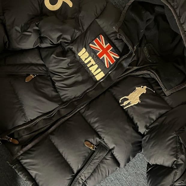 폴로 빅포니 브리튼패딩 정품 M 
