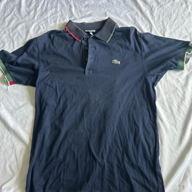 라코스테 네이비 스포츠 카라티