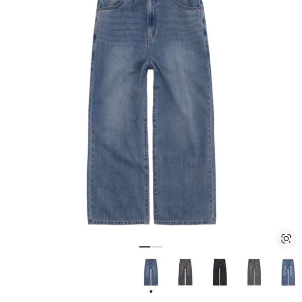 [L]3사이즈 폴리테루 고시마 데님 팬츠 워시드 블루 002 슬럽 블루