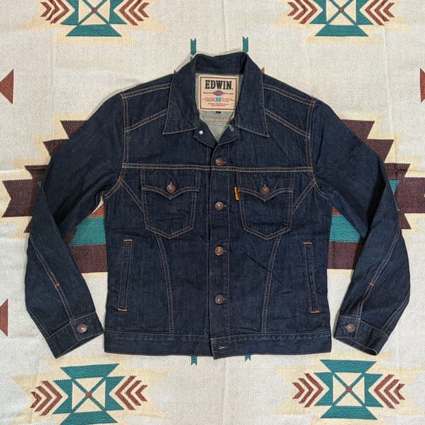 00s 에드윈 엑스클루시브 빈티지 웨스턴 데님 자켓