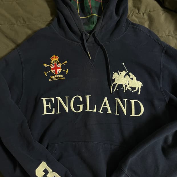 폴로랄프로렌 빅포니 잉글랜드 후드티