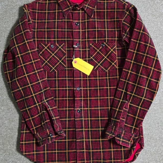 타임원클로딩 엣라코 코듀로이 체크셔츠15 엣라코 엣라스트Timeworn 