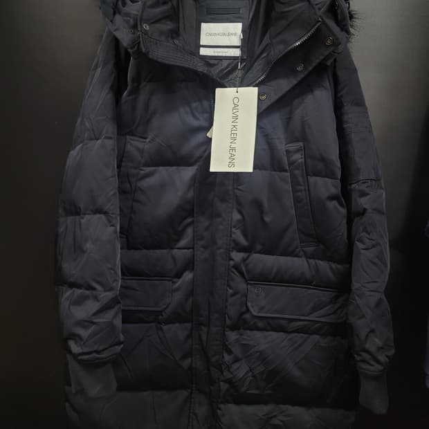 Calvin Kline Jeans 캘빈클라인 구스다운 롱패딩(새제품급)