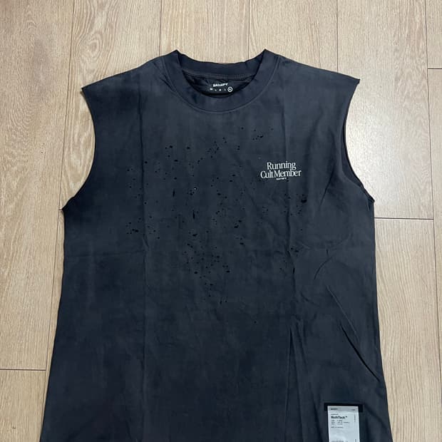 새티스파이 모크테크 런닝컬쳐클럽 머슬티셔츠 XL