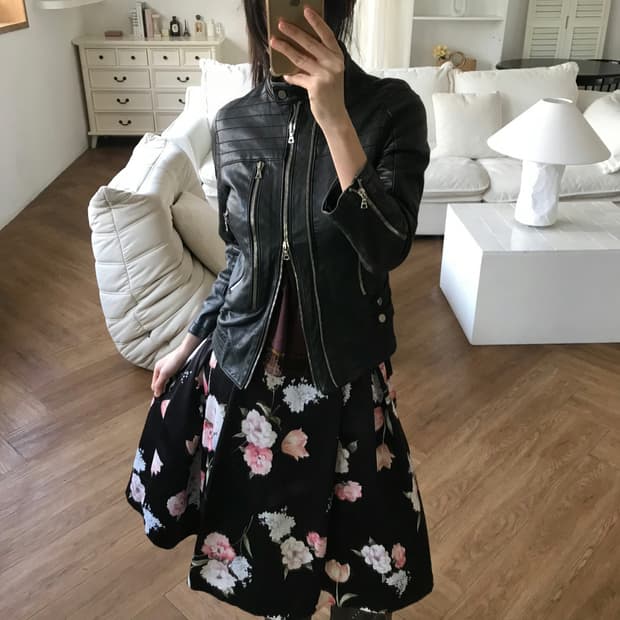 vintage leather jacket