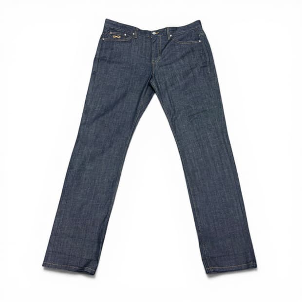 36 PLAC 플랙진 베를린 셀비지 생지 데님팬츠