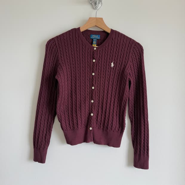 폴로 랄프로렌(Polo Ralph Lauren) 꽈베기 가디건(QR정품)