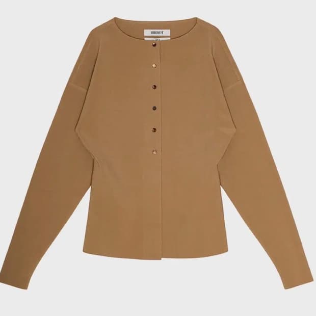 비롯 LAY3 BOATNECK CARDIGAN