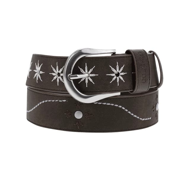 코이세이오 FLAME STUD BELT BROWN