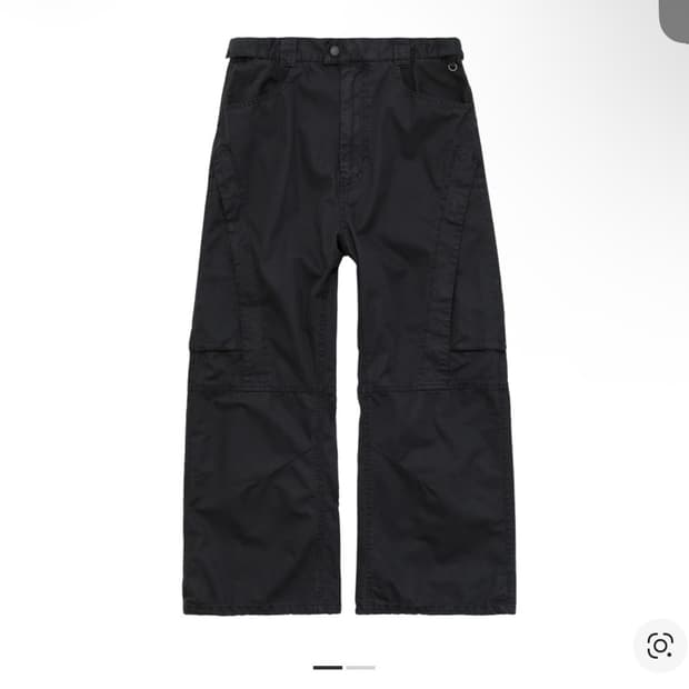 폴리테루 보더팬츠 블랙 4