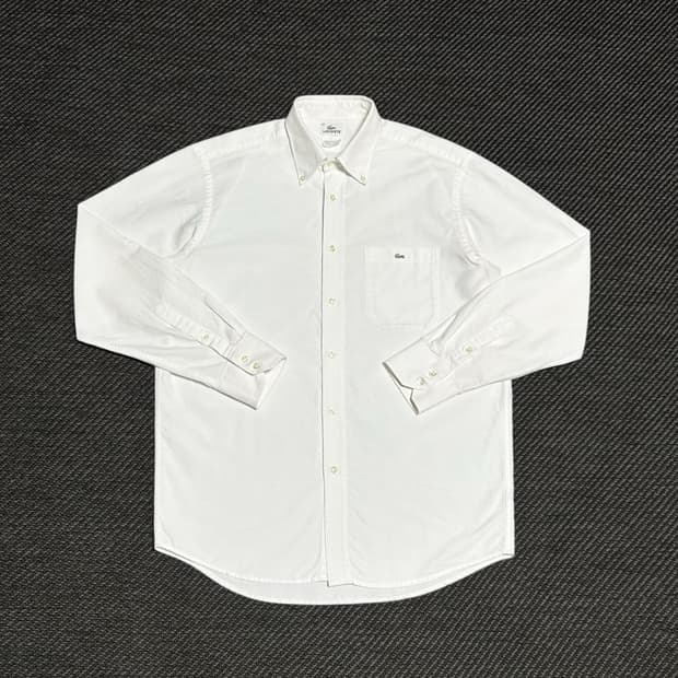 [L] Lacoste 라코스테 화이트 포켓 셔츠