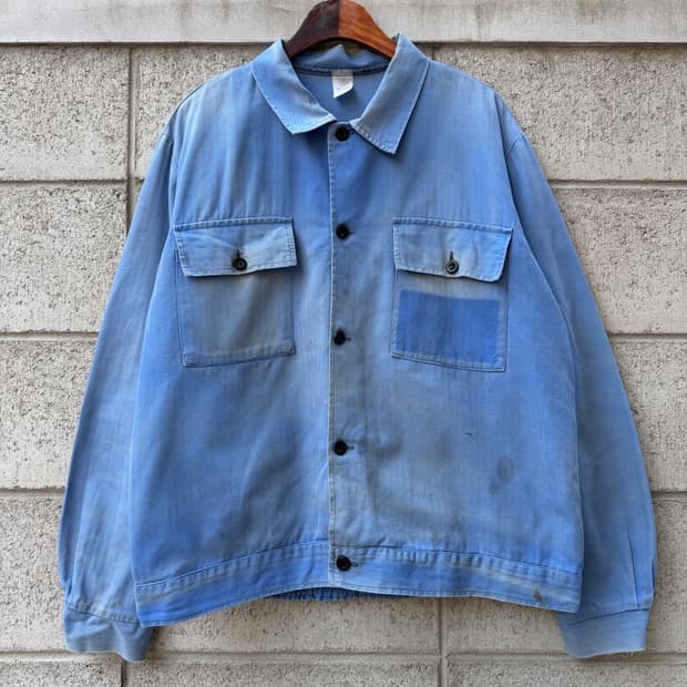 HARD FADED HBT MECHANIC 헤링본 메카닉 프렌치워크자켓