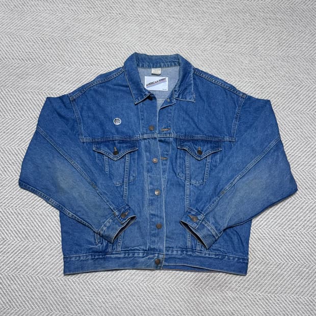 (XL) 90s 빈티지 카멜 데님자켓