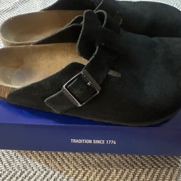 버켄스탁 보스턴 블랙 270 42