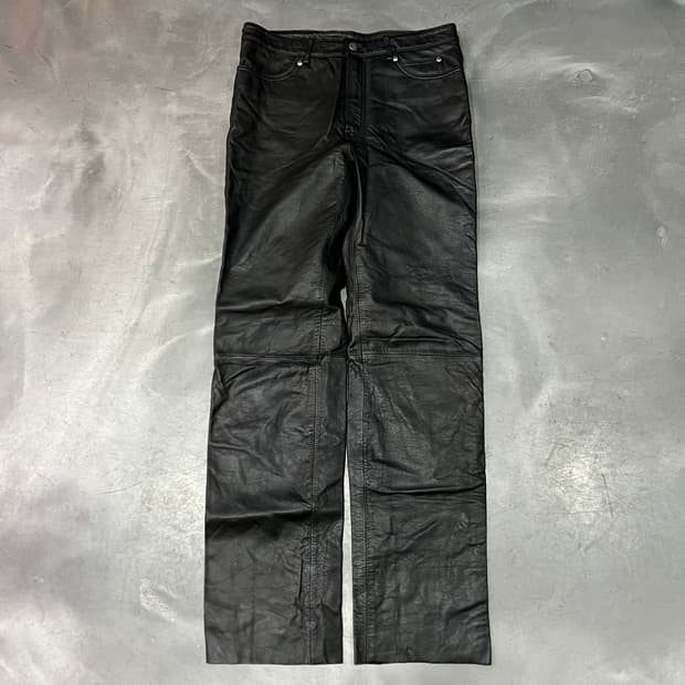  할리데이비슨 레더 바이커 팬츠 y15282