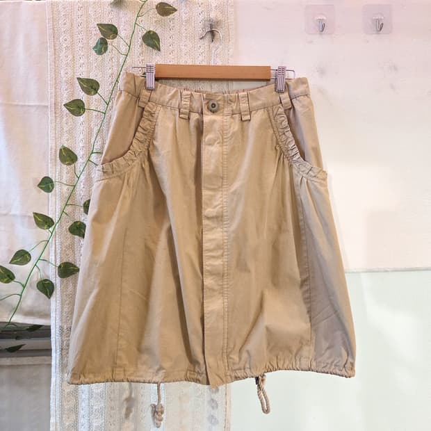 미디 벌룬 스커트