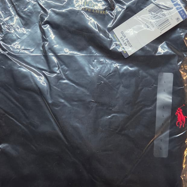 (새상품/정품)폴로 클래식 반팔티 블랙 L