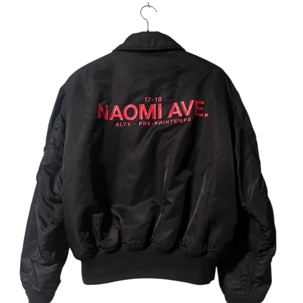 [XL] 알릭스 나오미 CWU봄버 자켓 블랙