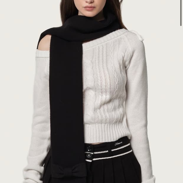 새상품 클리시어 머플러 목도리 