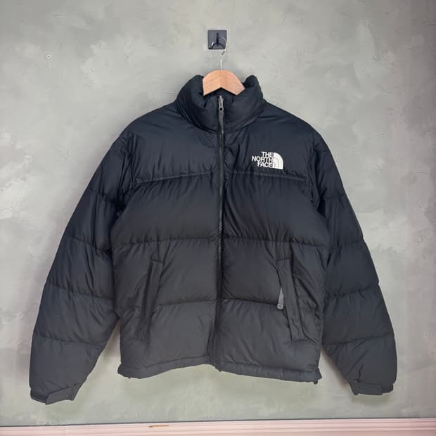 노스페이스 700 눕시 구스다운 패딩 무광 블랙