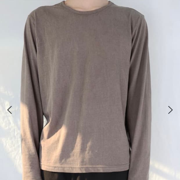 Les Tailered long sleeve 롱슬리브  (Brown)