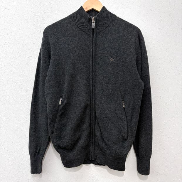 Playboy 울 니트 집업 자켓