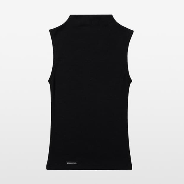 킴서울 514 half neck sleevless 블랙
