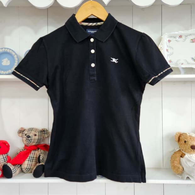 버버리 골프(BURBERRY GOLF) 노바체크 포인트 PK 반팔