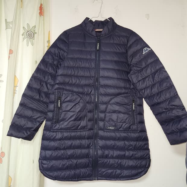 카파 여성 오리털 경량 패딩 네이비 S