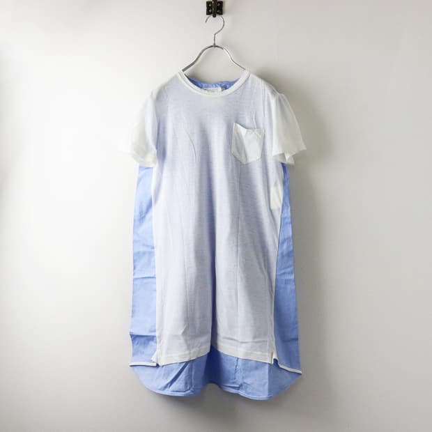 sacai 10corsocomo docking blouse