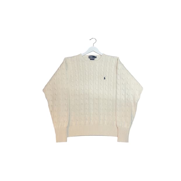 폴로 랄프로렌 꽈배기 케이블 니트 100사이즈
