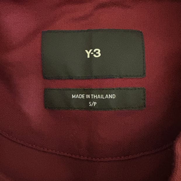 Y-3 버건디 숏슬리브 반팔