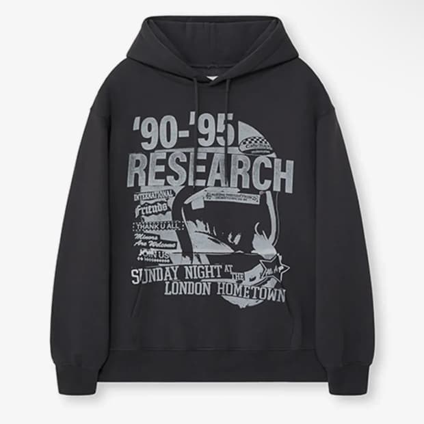 비바스튜디오 90-'95 RESEARCH' 후드티