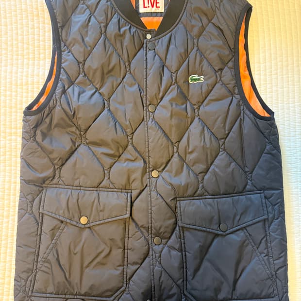 라코스테 퀼팅조끼 XL