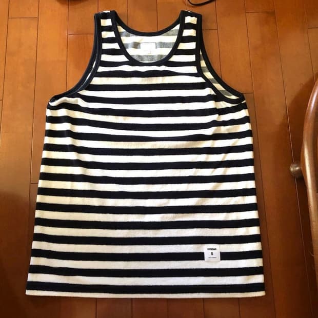 슈프림 12ss 테리 원단 나시 슬리브리스 사이즈 S