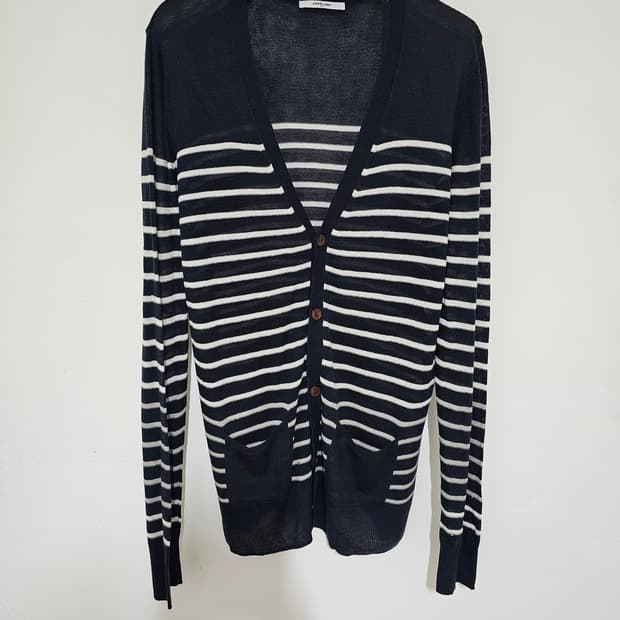 엠폴햄 네이비에 화이트스트라이프 유니섹스 썸머니트 100-105