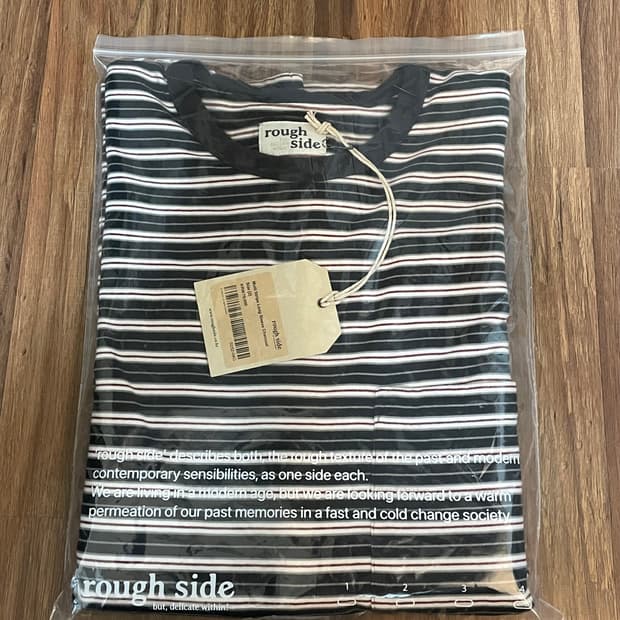 러프사이드 멀티스트라이프 롱슬리브 하바티