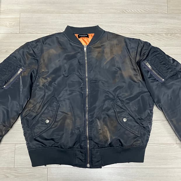 [1] 파아카이브 빈티지 워시드 봄버 차콜