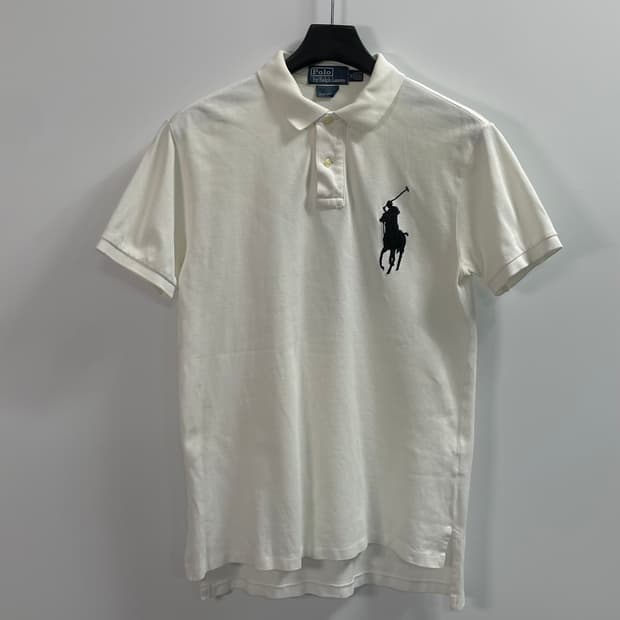 폴로 랄프로렌 빅포니 화이트 반팔카라티   (on.106)  