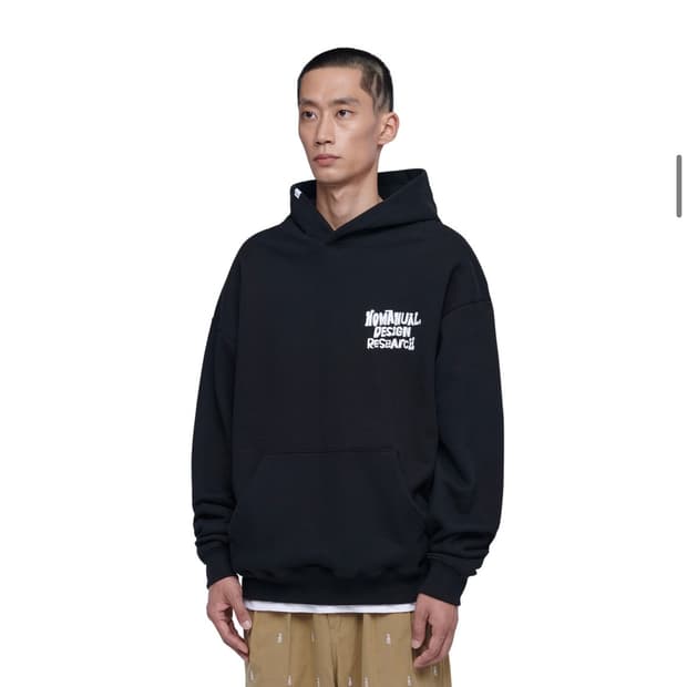 노매뉴얼 후드티셔츠XL