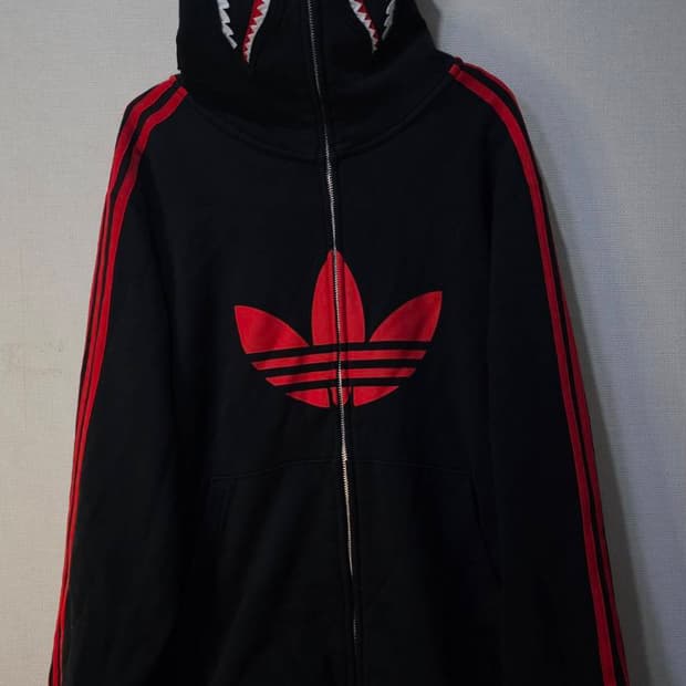 아디다스 베이프 샤크 후드집업 105/XL