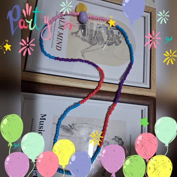 젬핌공방 예쁜 구슬목걸이 팔아요